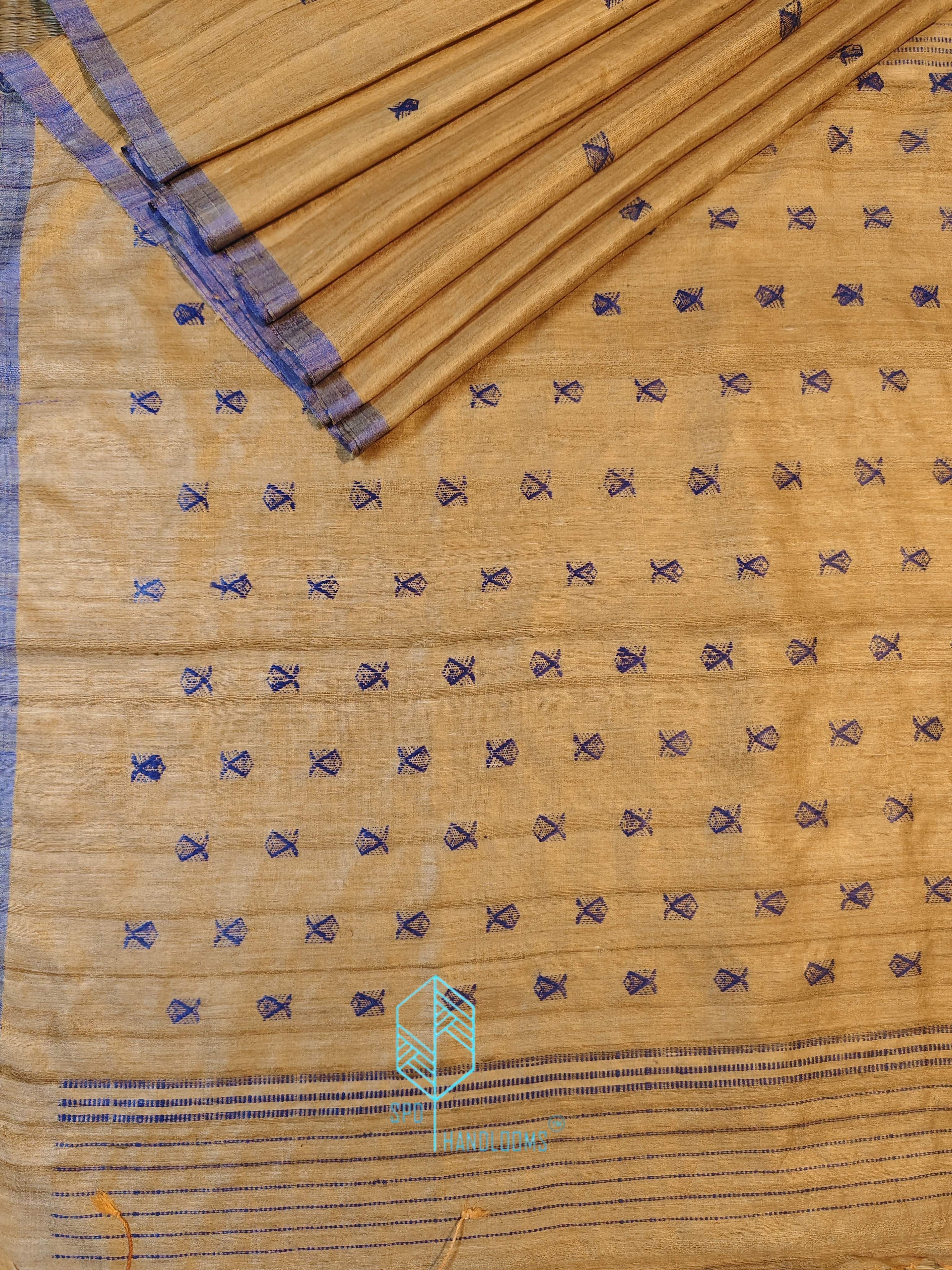 Natural Tussar With Golden Shade Tussar Saree