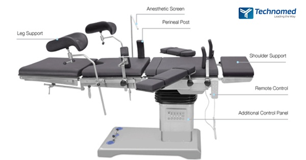 C-Arm Comfortable Electric OT Table