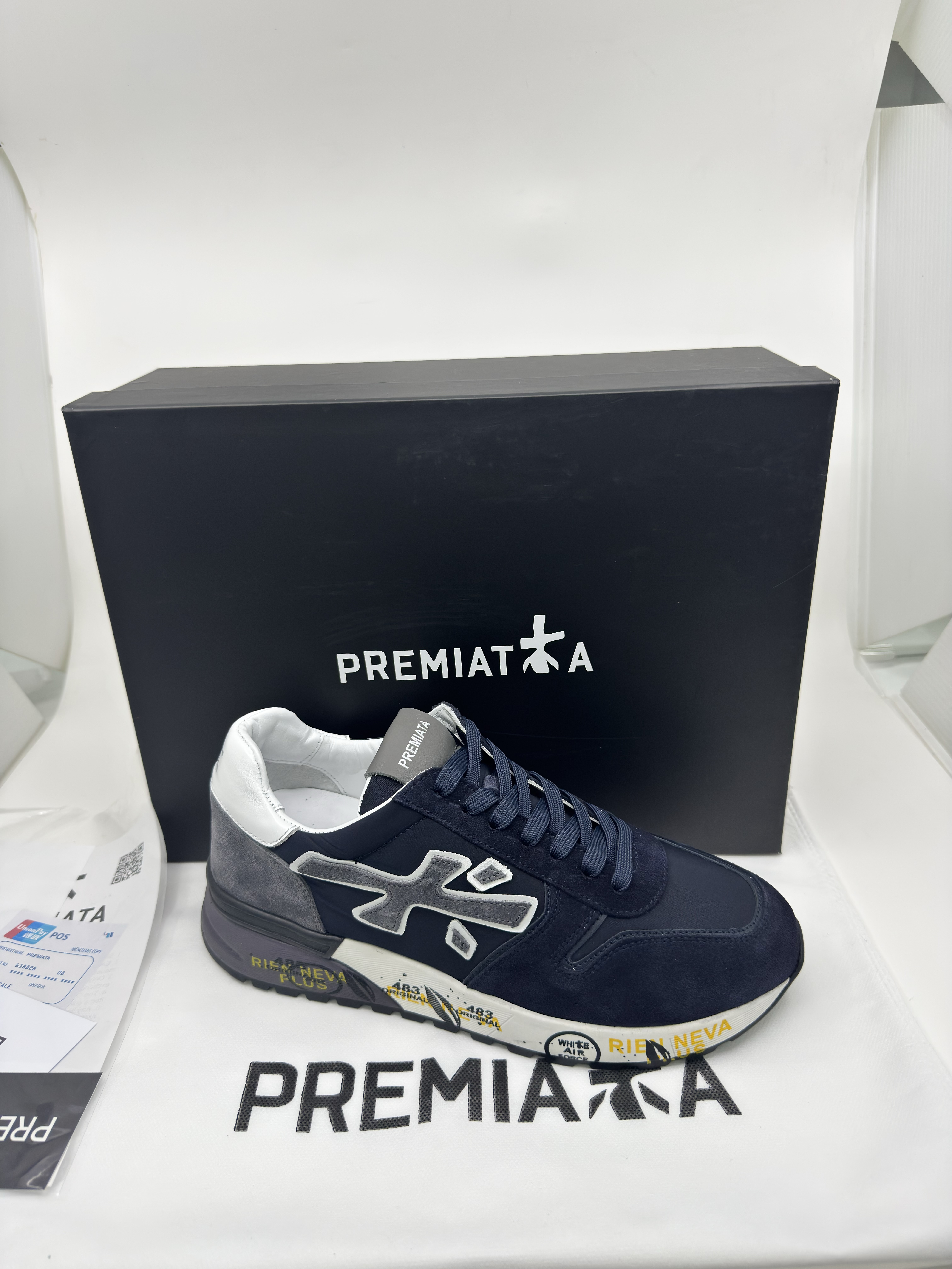 Premiata Erkek Spor Ayakkabı Lacivert