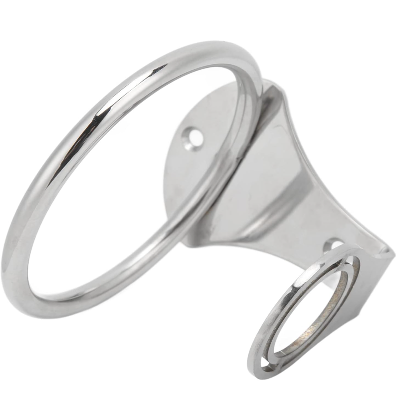 Custom-made marine-grade 316 stainless steel drink holders for yachts and trucks.