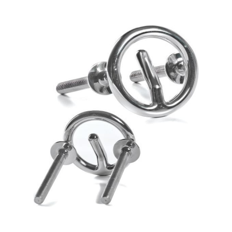 New Foyo stainless steel ski hook, 43mm, replacement part.