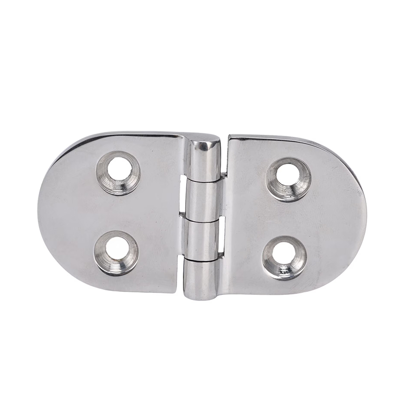 Boat hinges are made of marine-grade 316 stainless steel for the manufacture of new yachts.