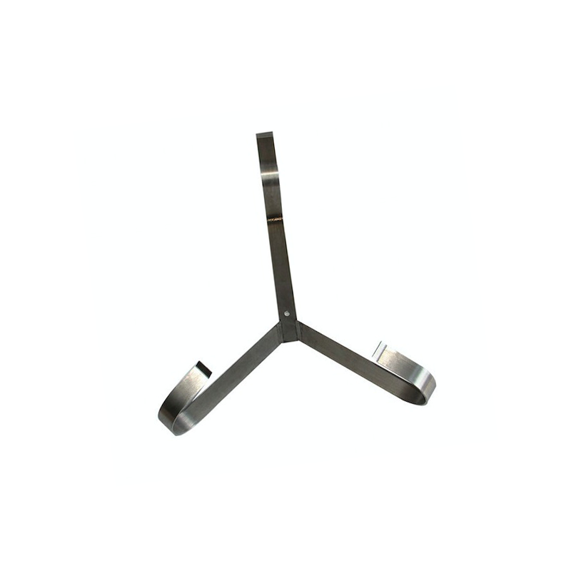 The lifebuoy holder is made of stainless steel and comes with a hanging hook and buoy holder.