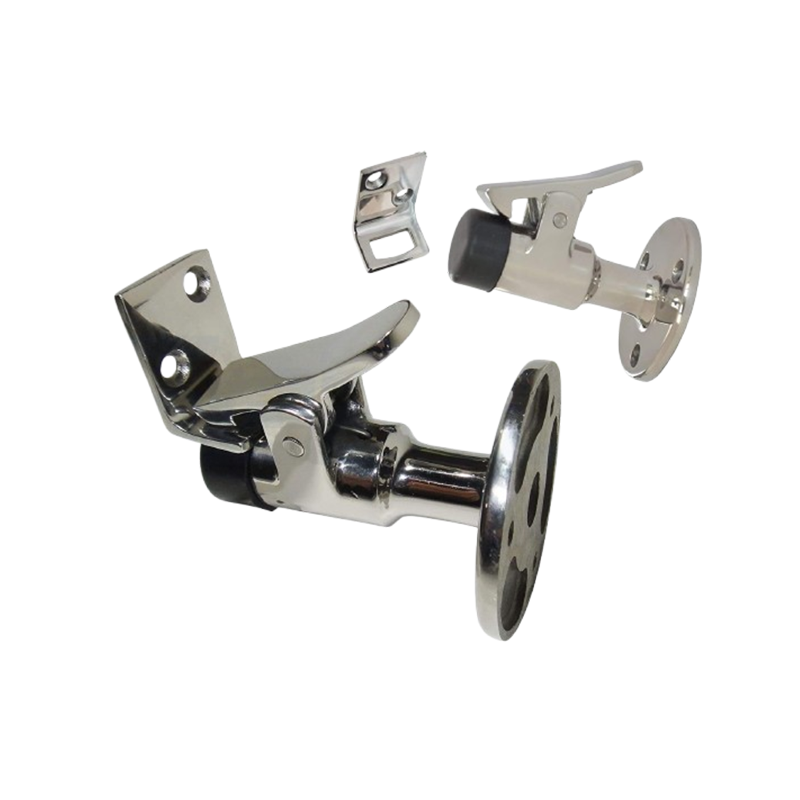 Marine hardware accessory: Small dolphin-shaped boat door bumper made of 316 stainless steel for yachts, caravans, and boats.
