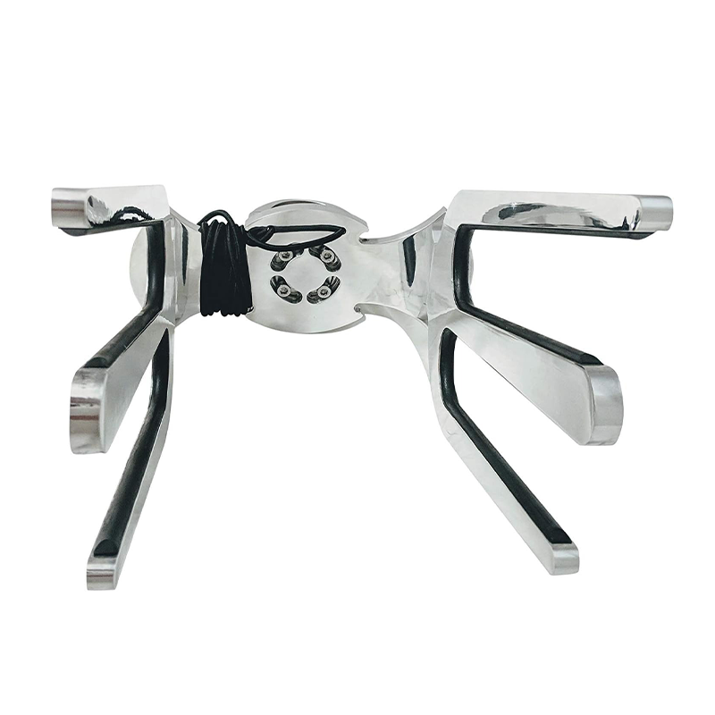 Aluminum alloy tripod mounting bracket, boat accessory, marine hardware.