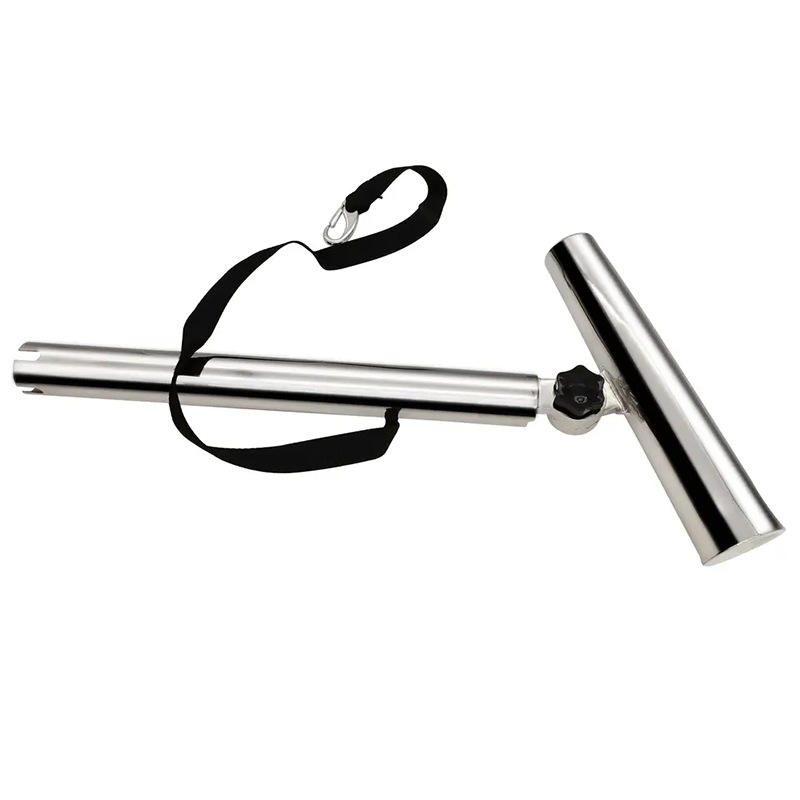 Stainless steel fishing rod holder for boats.