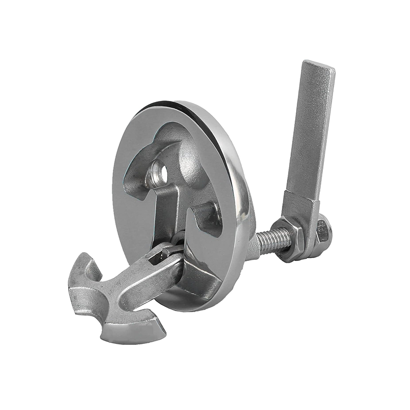 Stainless steel marine hardware locking devices
