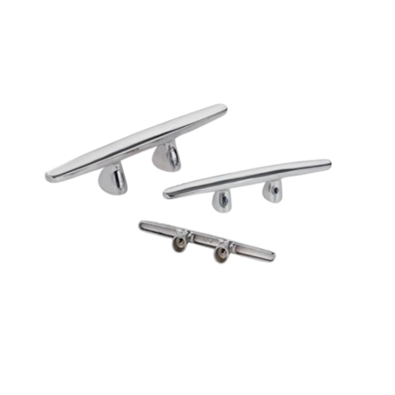 Heavy-duty yacht stand, 316 stainless steel, polished mirror finish, 6 inches.