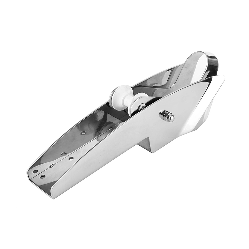 The anchor roller with a self-rotating double roller is of high precision.