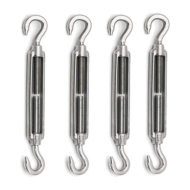 Rohston wire rope tension adjuster loops for M6 M5 DIN1480, adjustable, made of 304 stainless steel.