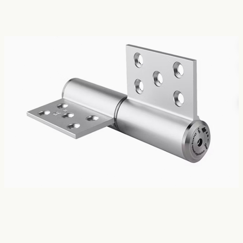 Concealed stainless steel door hinges for hotel use. 4mm thickness, 360-degree opening angle, easy installation, adjustable design.