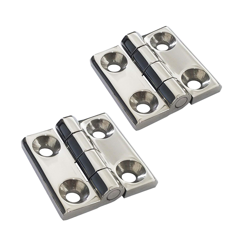 50x50mm Stainless Steel Folding Hinge, Flat Metal Hinge, Marine Hardware.