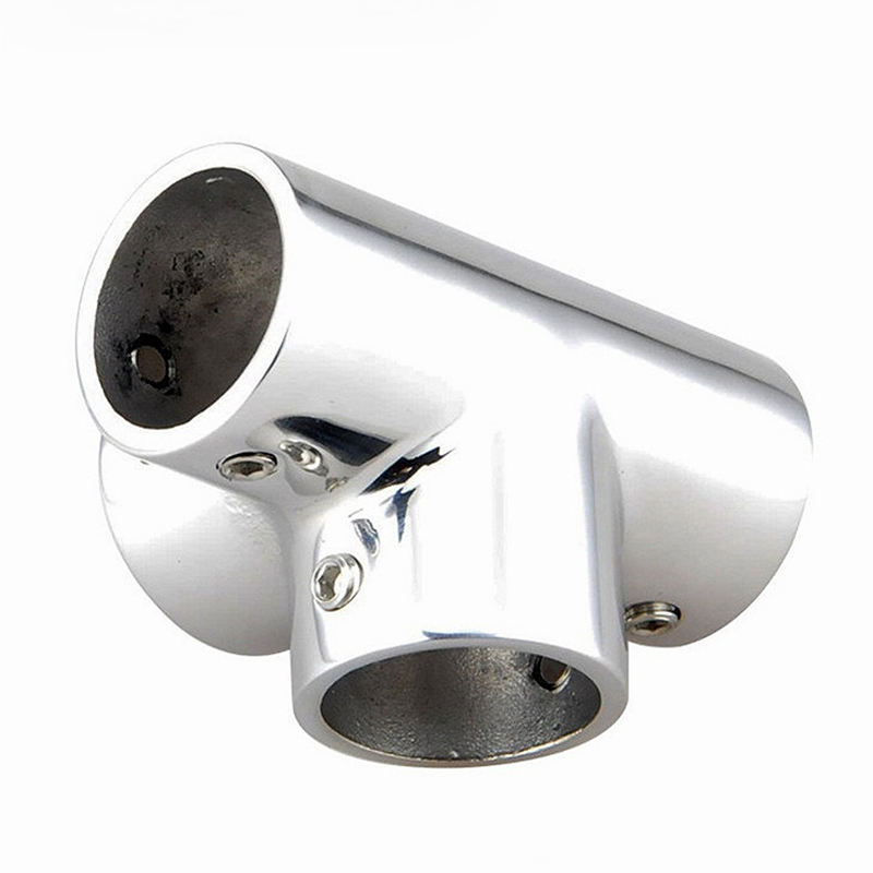 316 Stainless Steel Boat Accessories Marine Hardware 4-Way Pipe Connector 25mm.