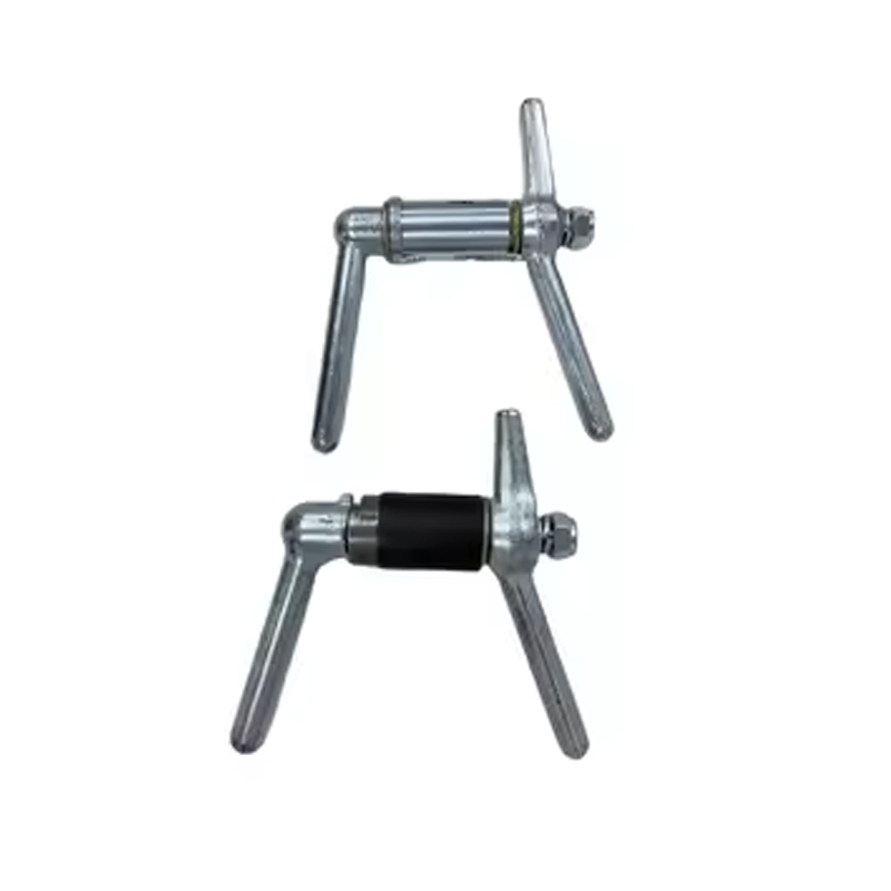 Stainless steel door handles for marine applications.