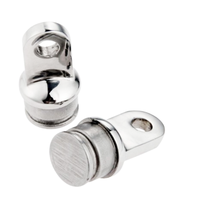7/8 inch 316 stainless steel bi-mini top cover connector for boats.
