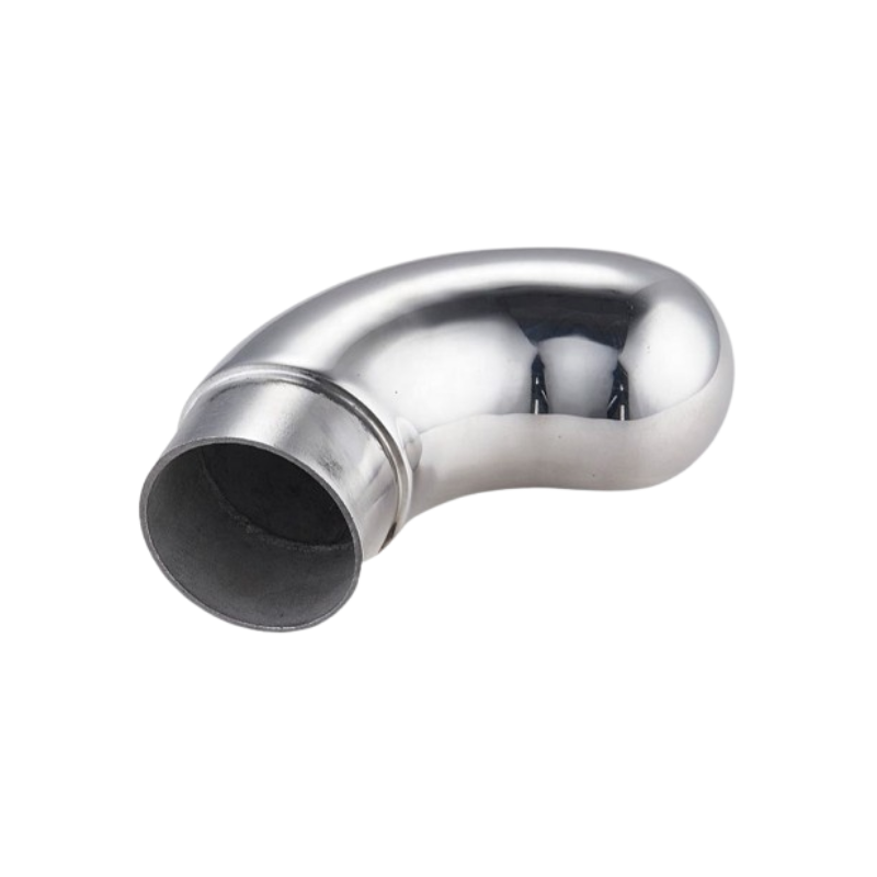 Stainless steel round pipe connectors, stair handrail round pipe inner sleeve elbows, end pipe plugs
