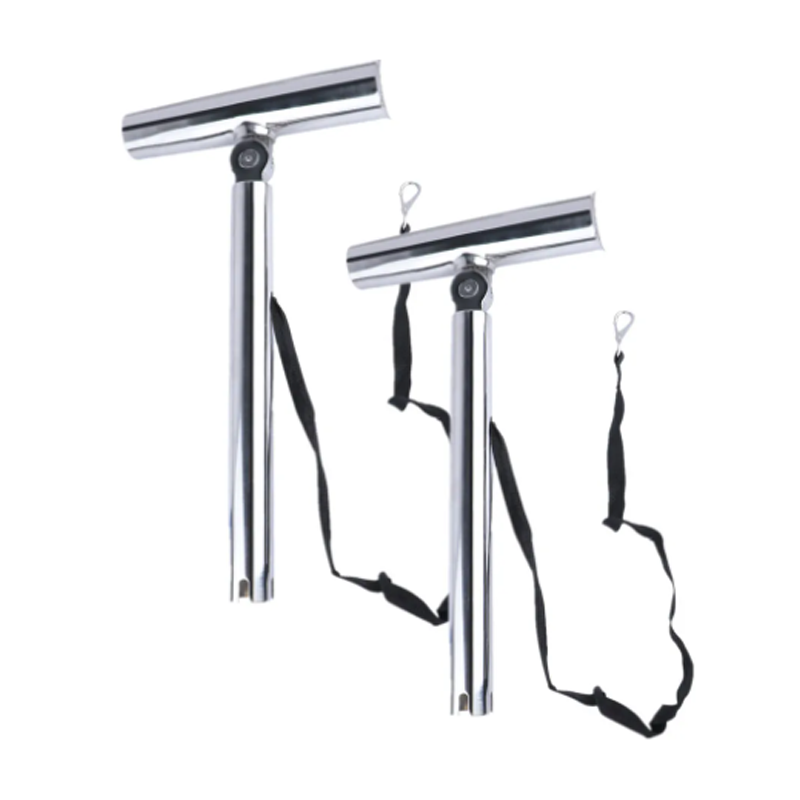 Stainless steel fishing rod holder for boats.