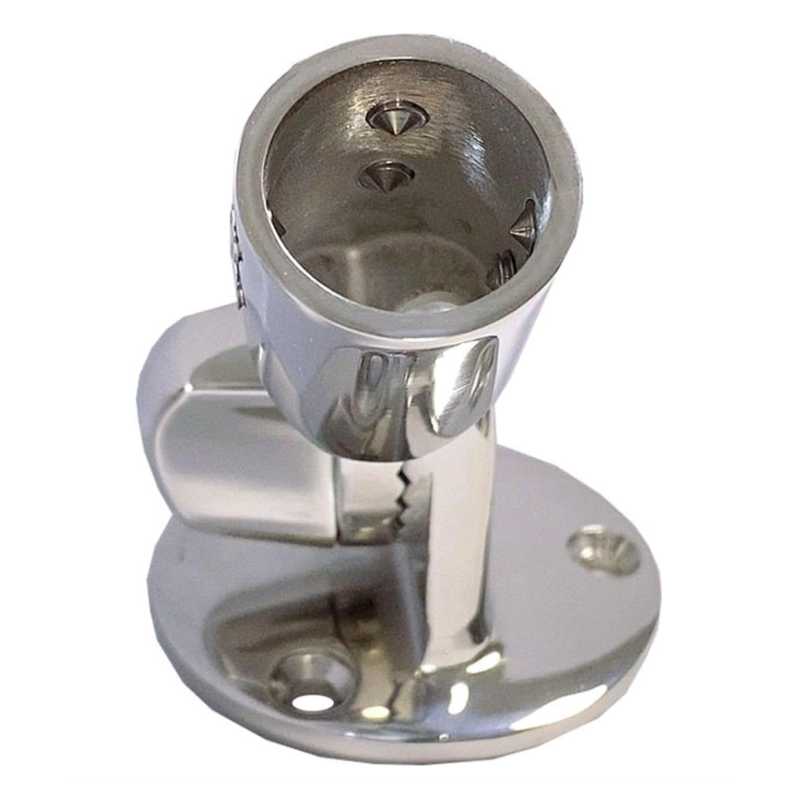 SS316 Adjustable Antenna Mount for Boats, Stainless Steel.