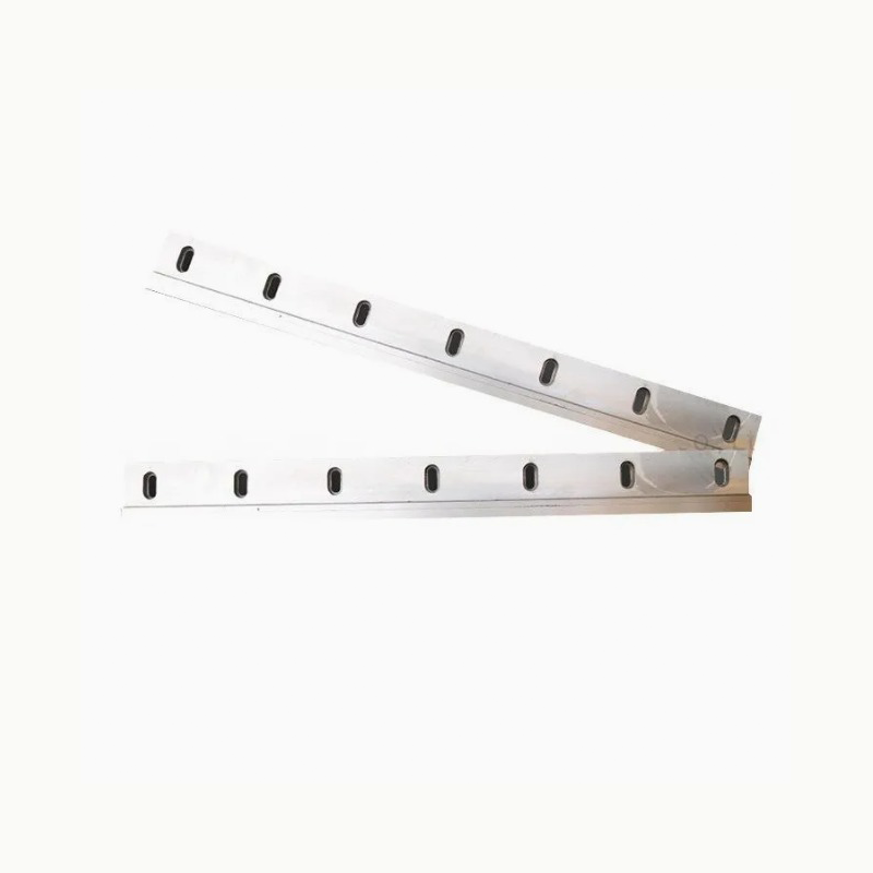 High-quality sheet metal cutting blades made from stainless steel, for use with guillotine, shear, and pendulum type hydraulic cutting machines.