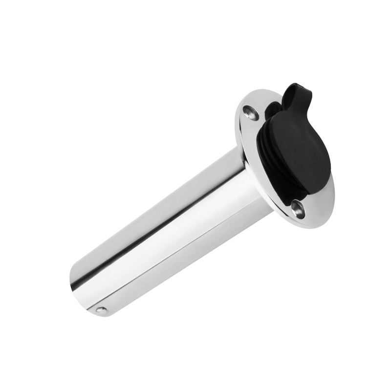 316 Stainless Steel Fishing Rod Holder with Zinc Coating, PAN-U Brand, Model 117192-15, Customizable Packaging.