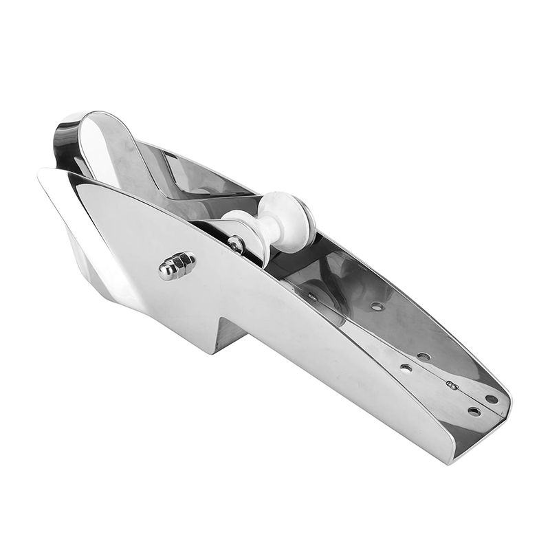 The anchor roller with a self-rotating double roller is of high precision.