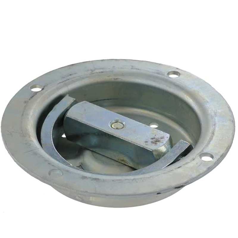 Rotating D-shaped anchor for heavy cargo transport.