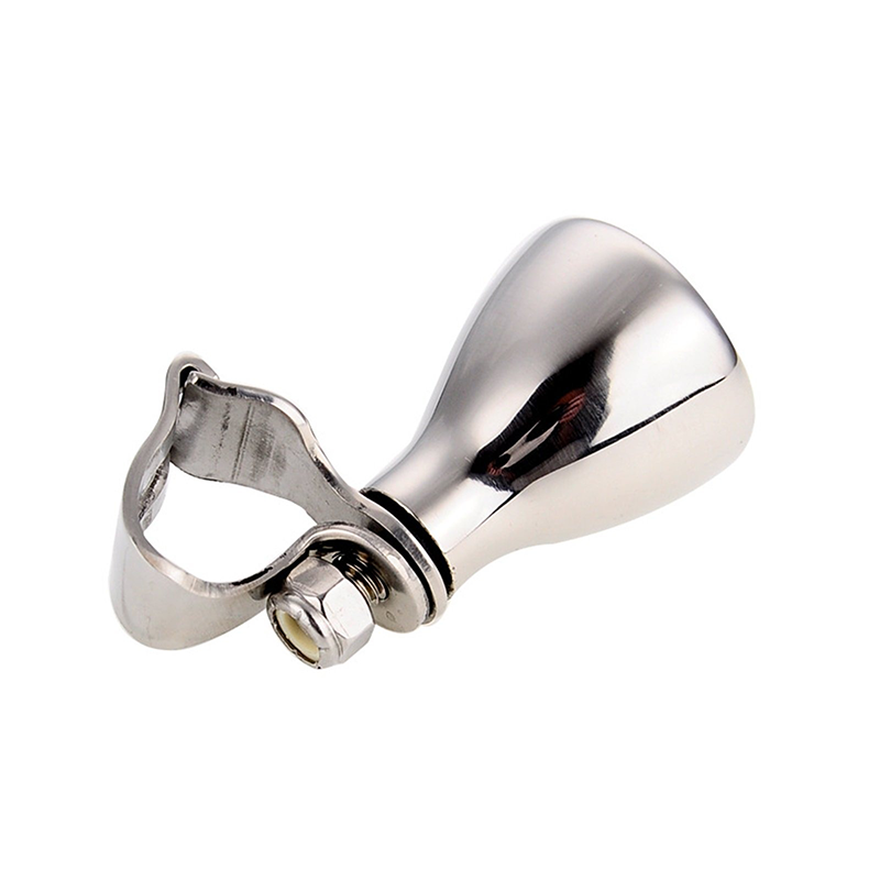 Stainless steel boat steering knob, durable, 5/8-1 inch, marine equipment.
