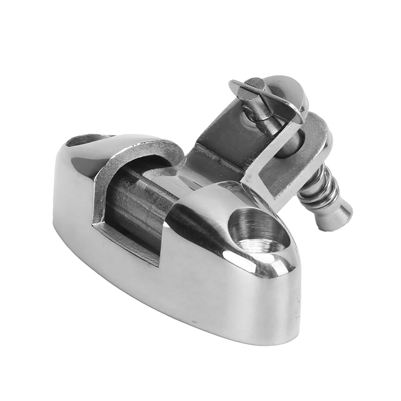 Bimini stainless steel deck hinges, 180-degree swivel, for boats, direct from the factory.