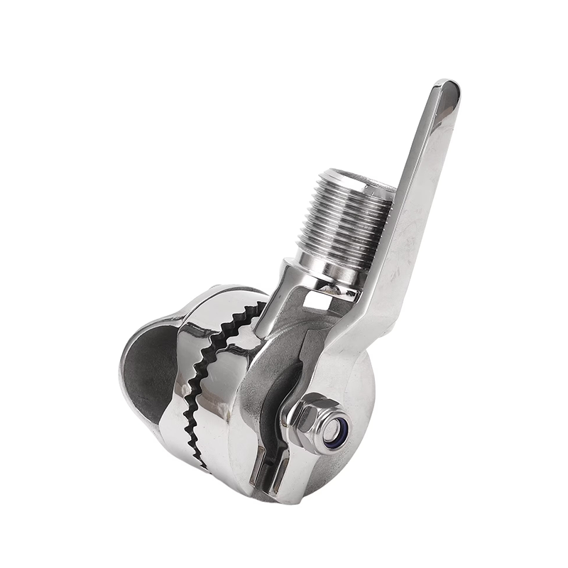 Clamp-type antenna connectors, satellite antenna bases, marine VHF radio antenna mounts for marine yacht accessories.