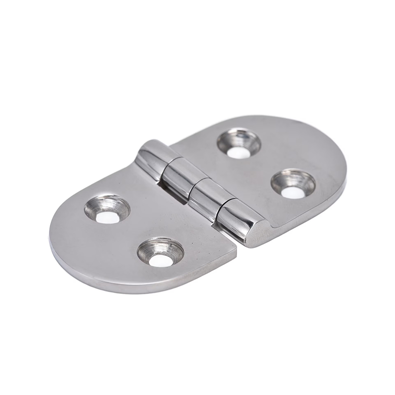 Boat hinges are made of marine-grade 316 stainless steel for the manufacture of new yachts.