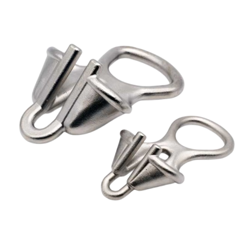 New 316 stainless steel anchor, marine hardware part for ship use.