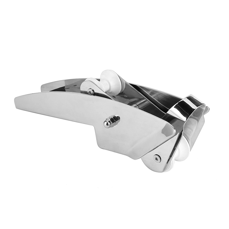 The anchor roller with a self-rotating double roller is of high precision.