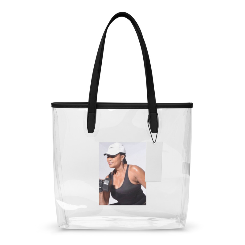 Clear tote bag