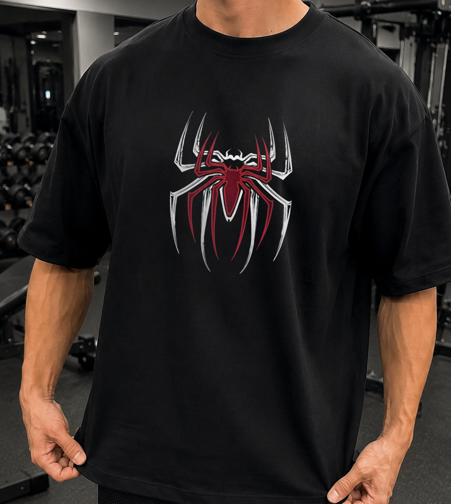2 Side Limited Drop Vintage Spider Graphic Tee