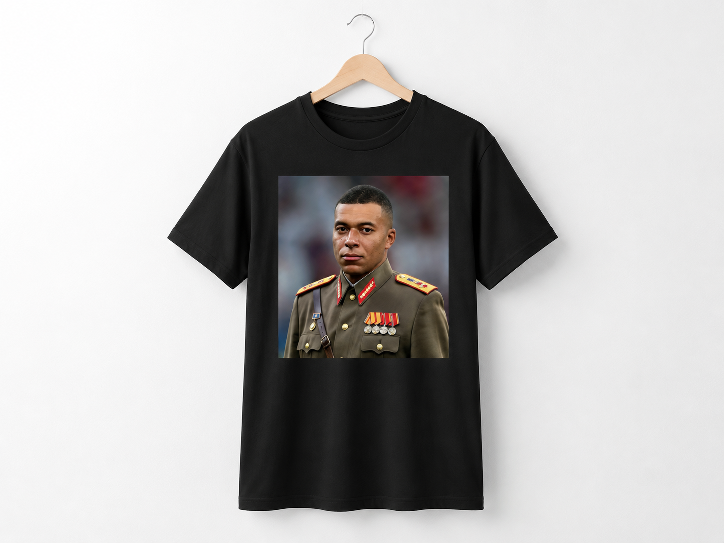 Funny Meme Dictator Mbappe Graphic T-Shirt