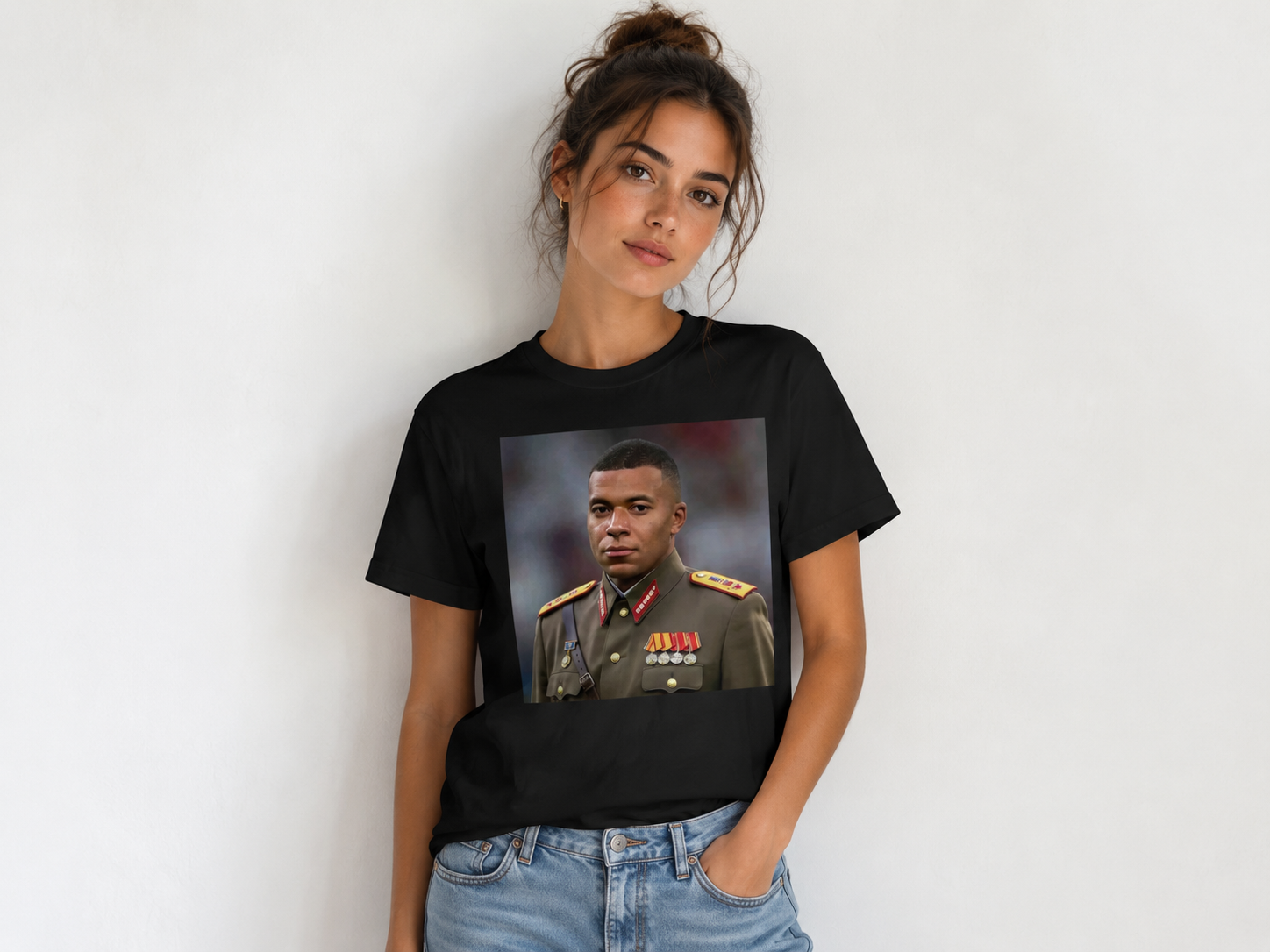 Funny Meme Dictator Mbappe Graphic T-Shirt