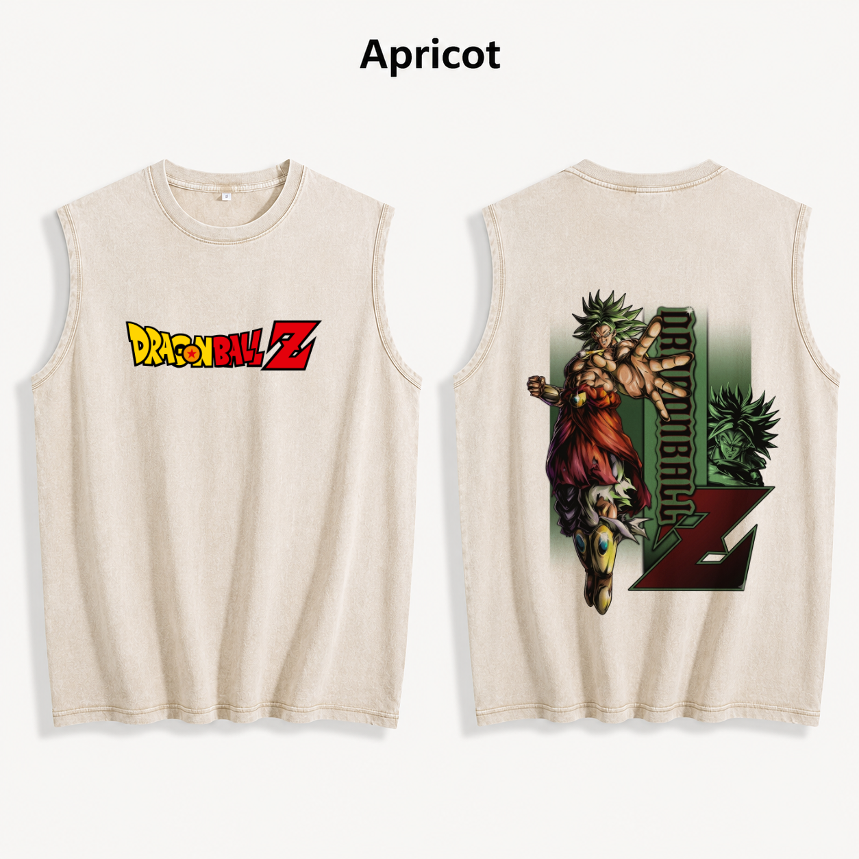 Anime Z Gym Tank Top, Oversized Unisex Sleeveless Muscle Tee.