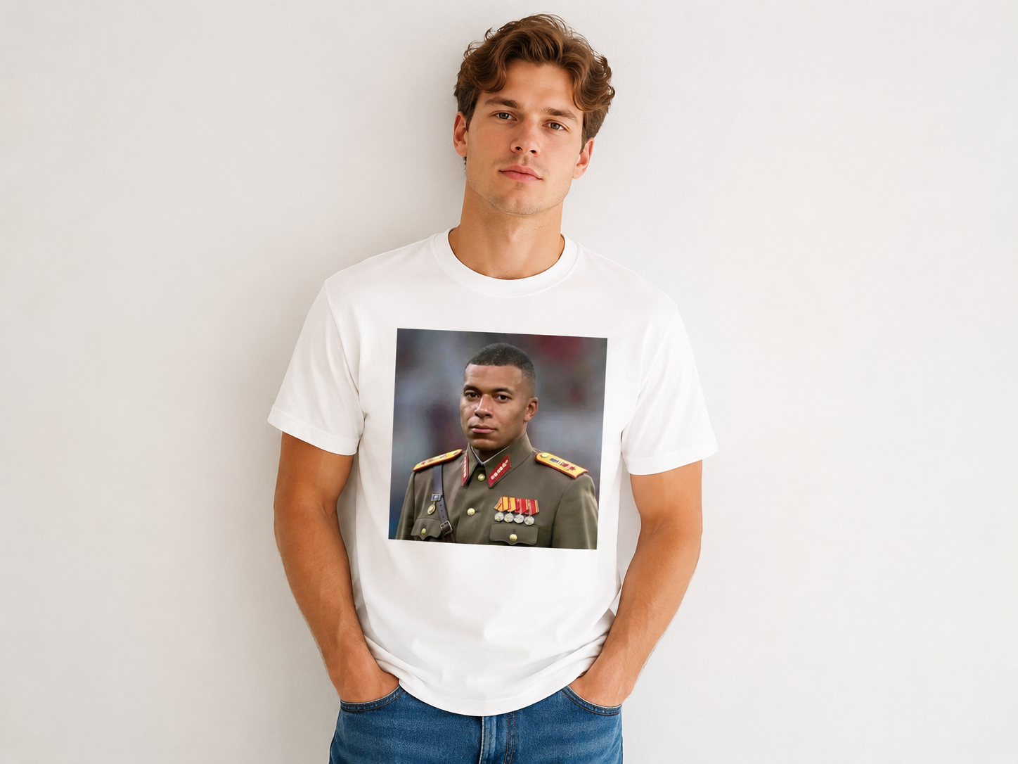 Funny Meme Dictator Mbappe Graphic T-Shirt