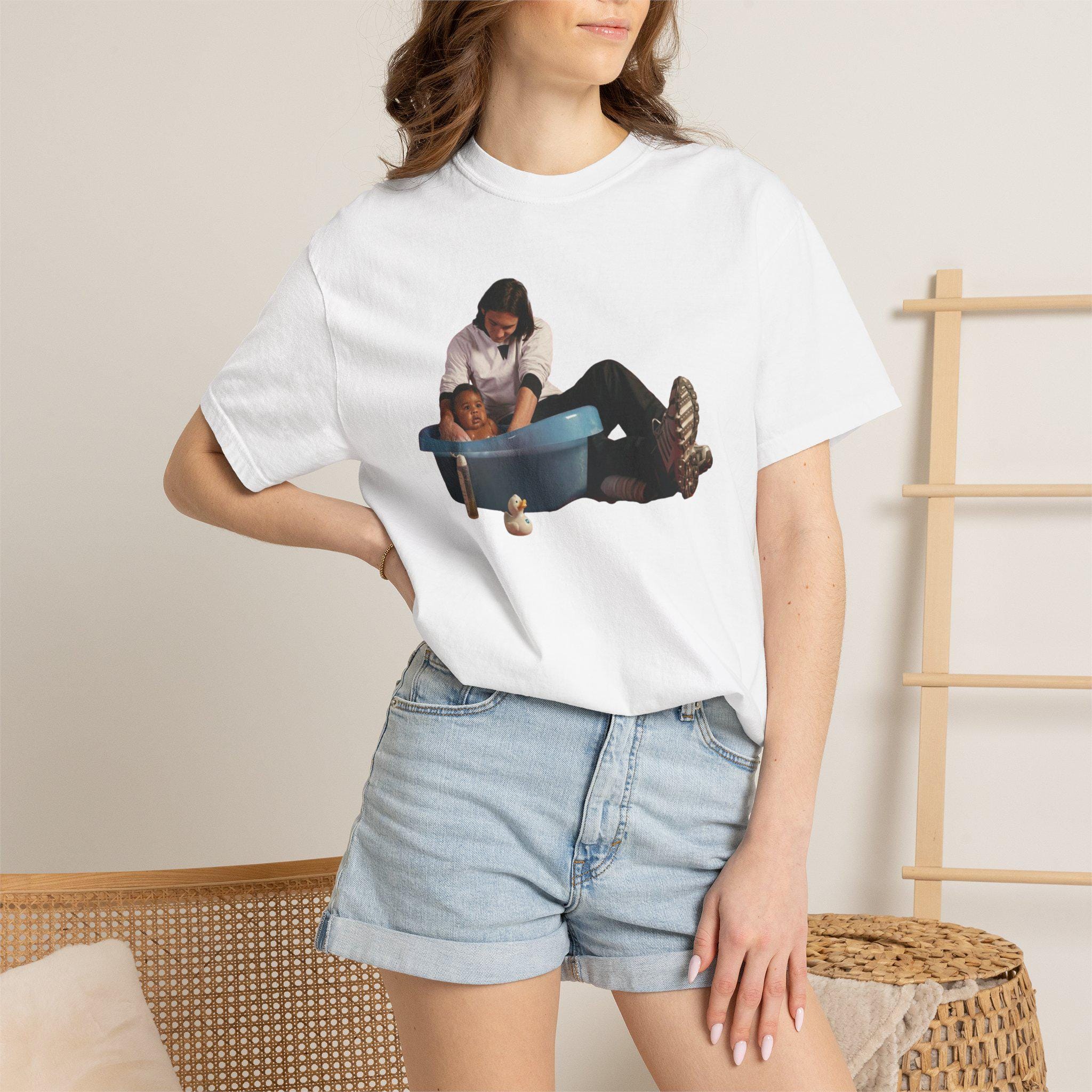 Leo Messi Bathing Baby Lamine Yamal Unisex Tshirt