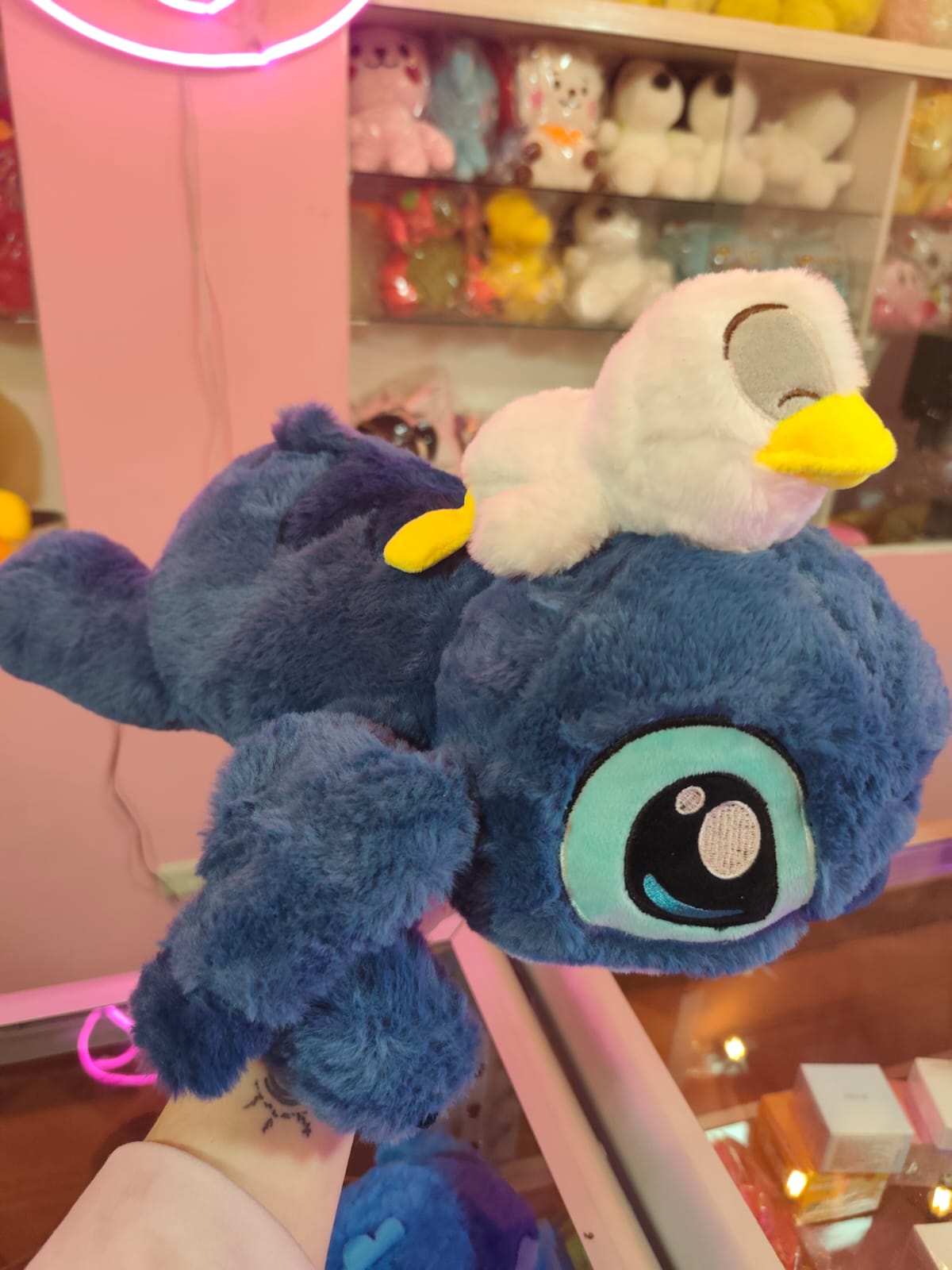 Peluche Stich acostado