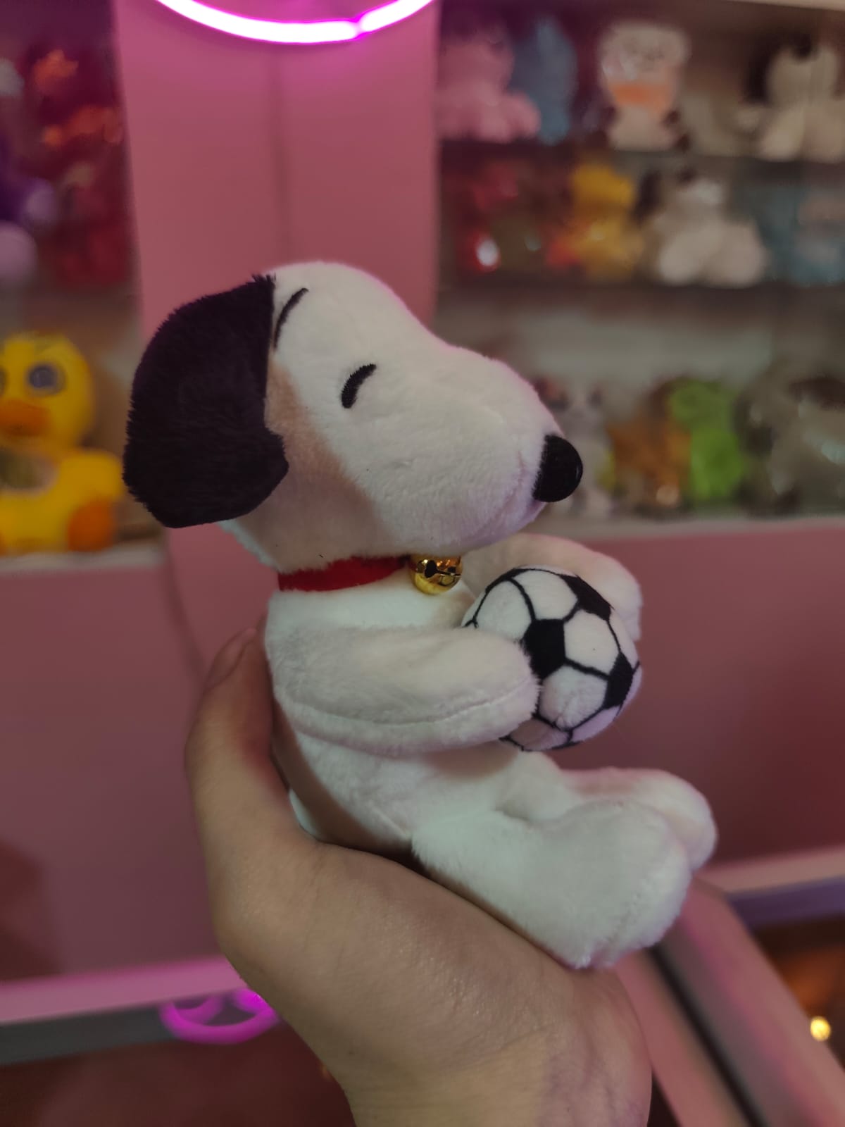 Llavero snoppy Futbolero