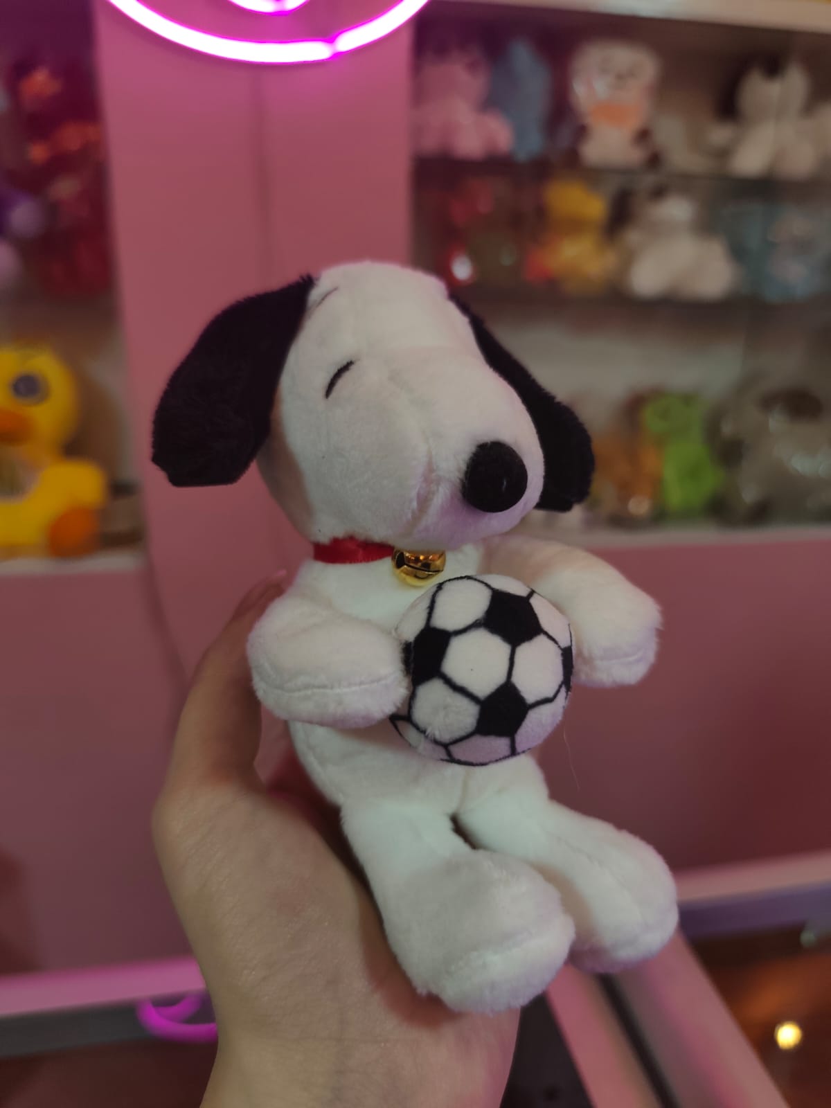 Llavero snoppy Futbolero