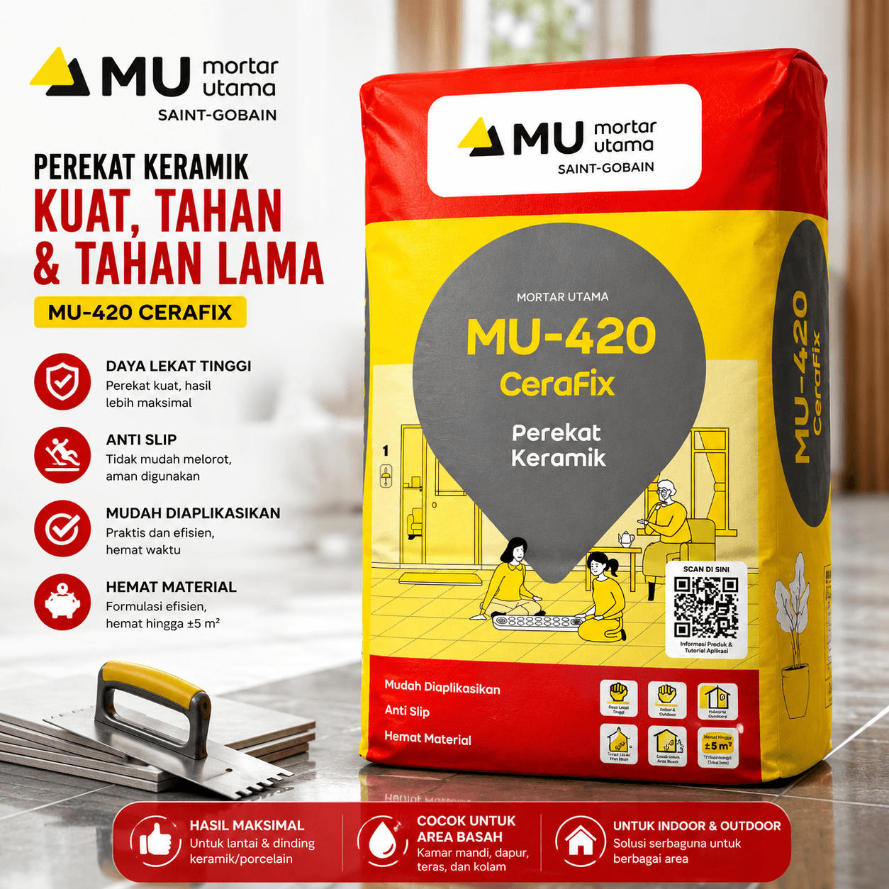 Mortar Utama 420 CeraFix