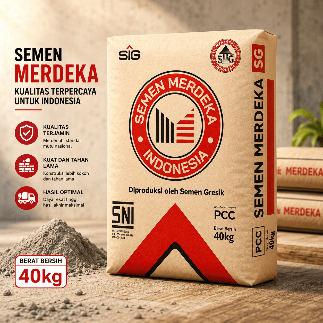 Semen Merdeka 40kg