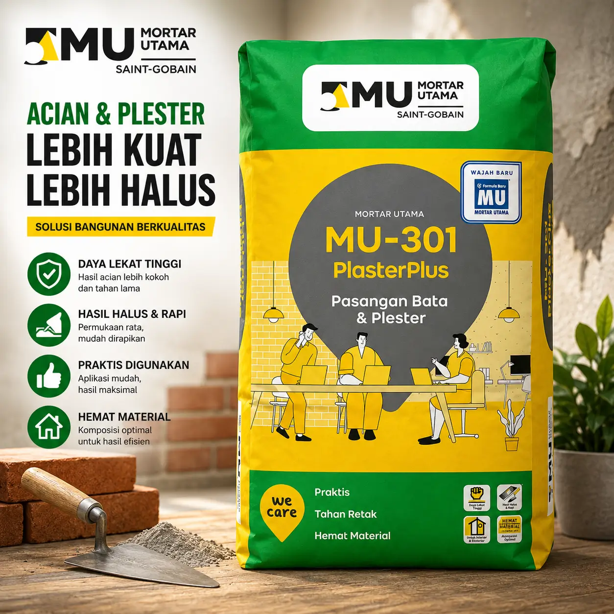MOrtar Utama 301 PlasterPlus