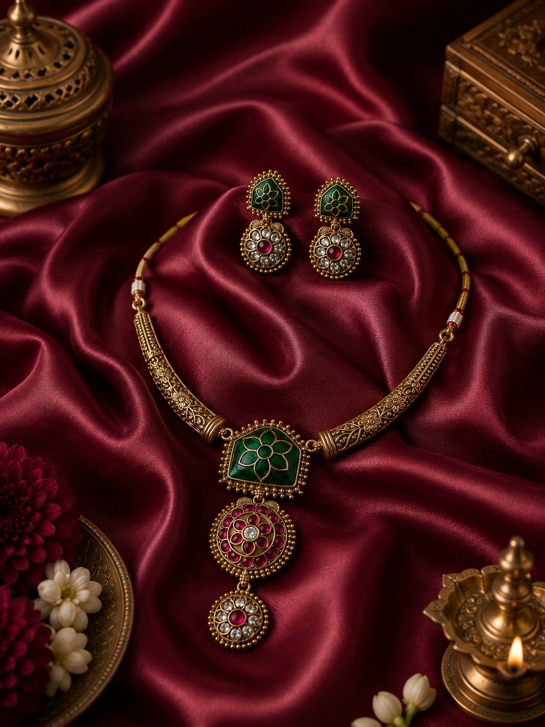 Statement Hasli Necklace Set