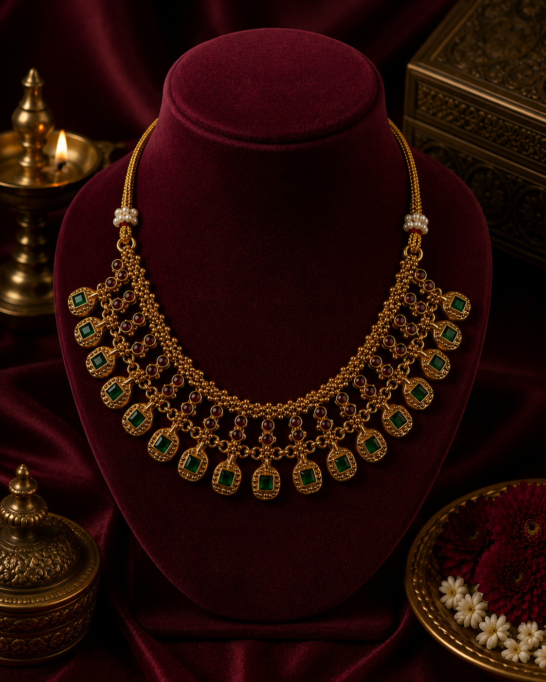Antique Gold Plated Necklace