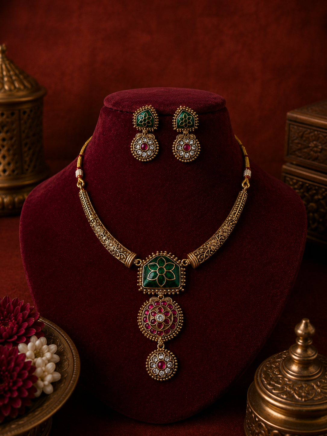 Statement Hasli Necklace Set