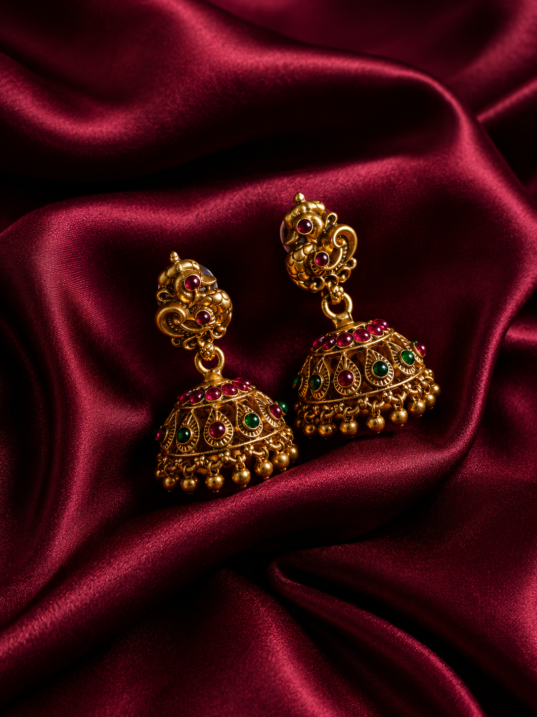 Ethnic Peacock Heritage Necklace Set