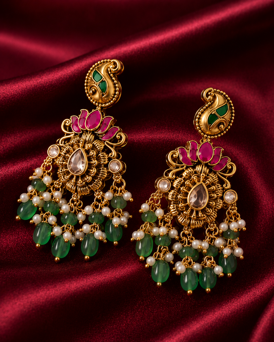 Traditional Kundan Peacock Choker